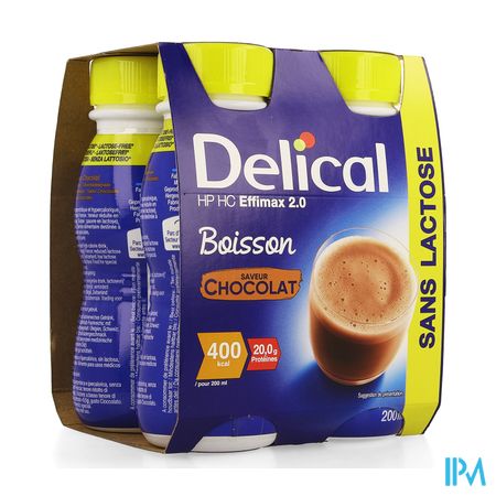 Delical Effimax 2.0 Chocolat 4x200ml