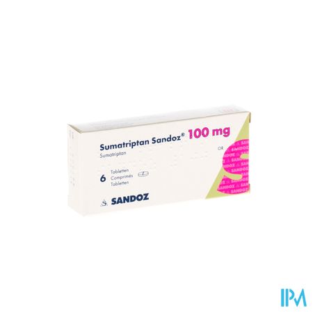 Sumatriptan Sandoz 100mg Comp 6