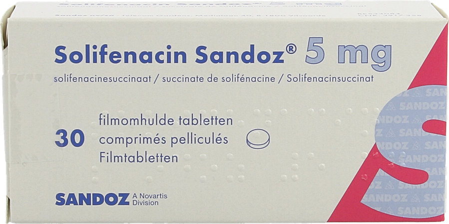 Solifenacin Sandoz 5mg Filmomh Tabl 30 X 5mg 2