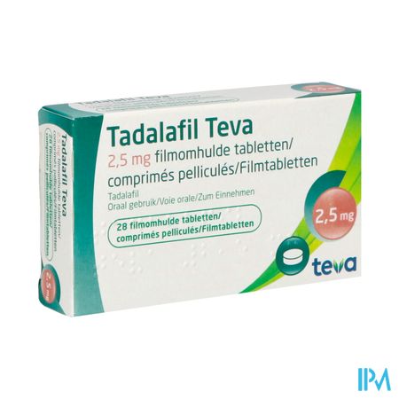 Tadalafil Teva Comp Pell 28 X 2,5mg