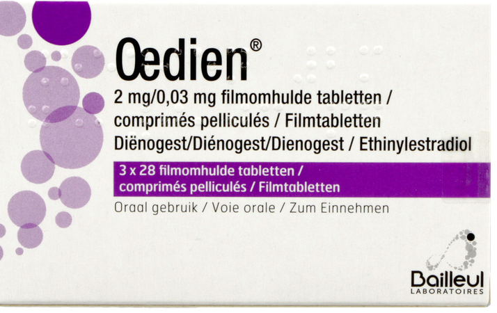 Oedien 2mg/0,03mg Filmomh Tabl 3 X 28 2