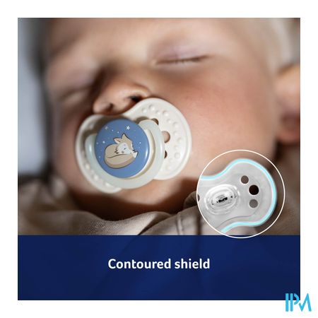 Difrax Dynamic Fopspeen Day&night Boy 3-6m 2 5