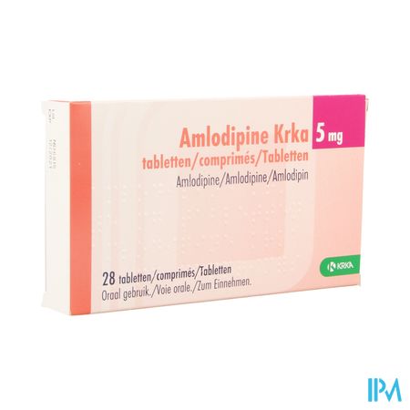 Amlodipine Krka 5mg Comp 28 X 5mg