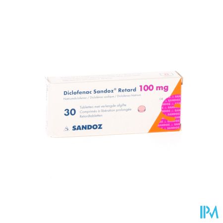 Diclofenac Retard Sandoz Tabl 30 X 100mg 1