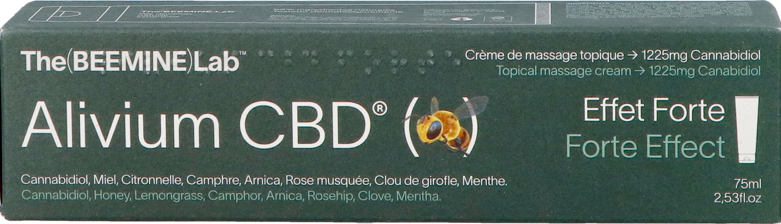 Beemine Lab Alivium Cbd Cr Massage Chaud&froid75ml 2