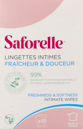 Saforelle Lingettes Flushable 10 2
