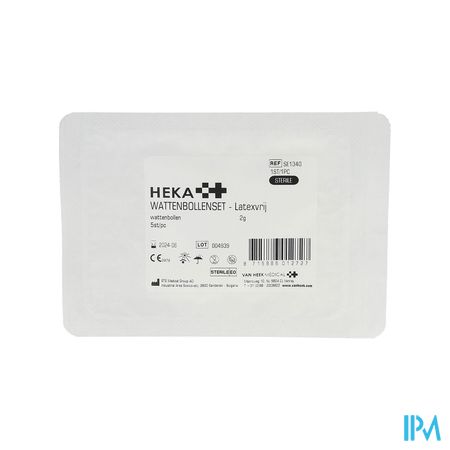 Heka Tampons Ouate 2,0g Sterile 5