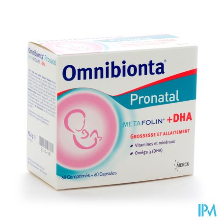 Omnibionta Pronatal Metafolin+dha Tabl 60+caps 60