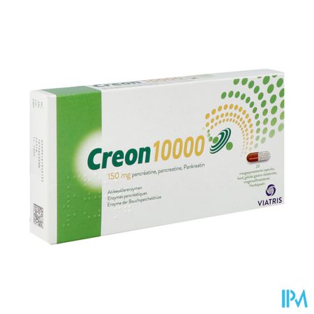 Creon 10000 Caps Gastroresist 20 X 150mg