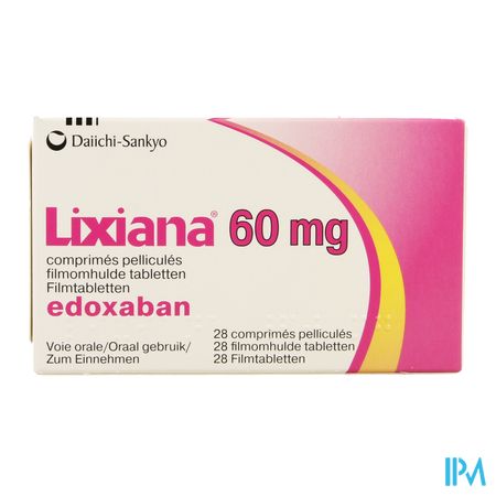 Lixiana 60mg Comp Pell 28 X 60mg 1