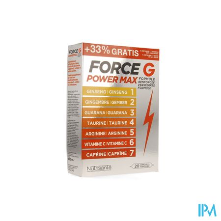 Force g Power Max Lot Amp 20