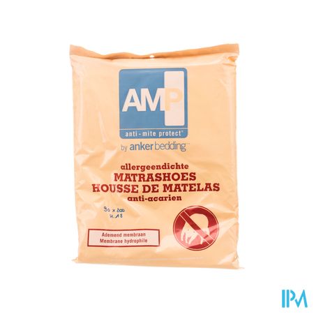 Amp Housse Anti Acarien 90x200x18cm