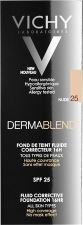 Vichy Fdt Dermablend Fluide 25 Nude 30ml 2