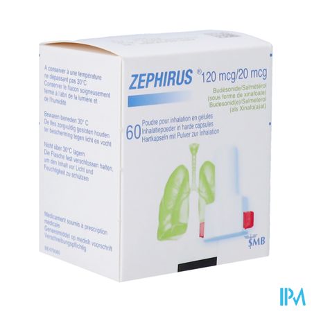Zephirus 120mcg/20mcg Pdr Inhal. 60 Gel + 1 Inhal.
