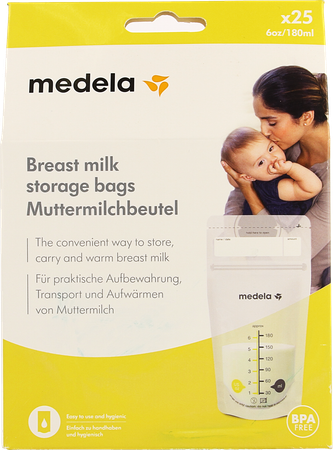 Medela Zakjes Voor Moedermelk 180ml 25 5