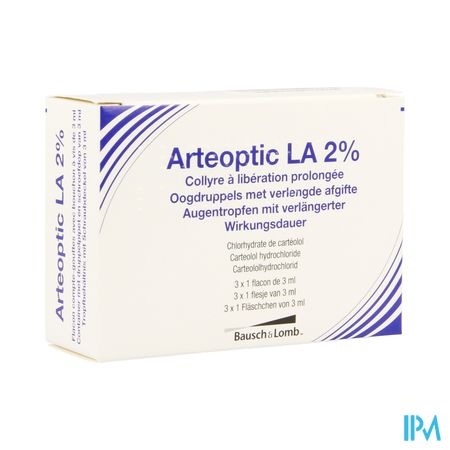 Arteoptic La 2% Pi Pharma Collyre 3 X 3ml Pip