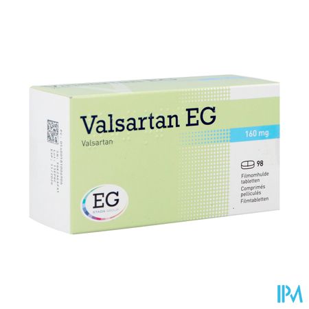 Valsartan EG 160 Mg Filmomh Tabl 98 X 160 Mg