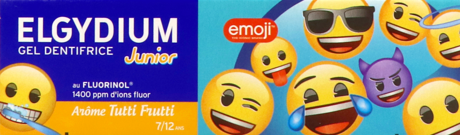 Elgydium Tandpasta Junior Emoji Tutti Frutti 50ml 4