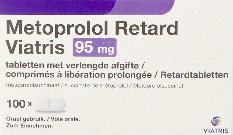 Metoprolol Viatris 95mg Tabl Retard 100 1