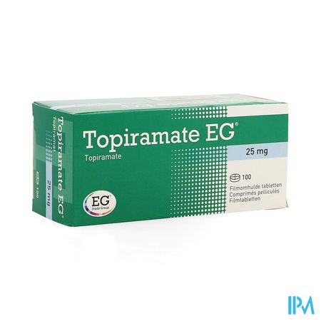 Topiramate EG 25Mg Filmomh Tabl 100X25Mg