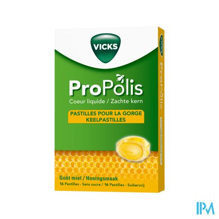 Vicks Propolis Coeur Liquide Zuigtabl 16