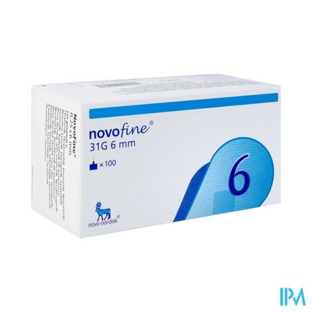 Novofine Pi Pharma Aig Ster 6mm/31g 100