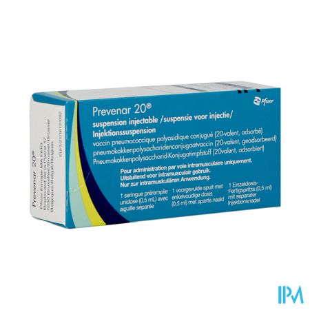 Prevenar 20 Susp Inj Ser Prer. 0,5ml