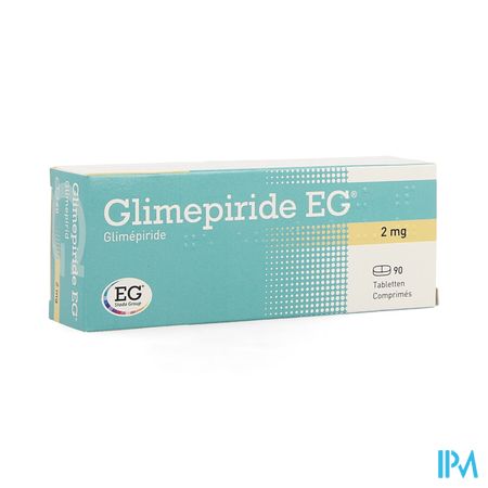 Glimepiride EG 2Mg Tabl 90