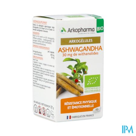 Arkogelules Ashwagandha Bio Caps 45