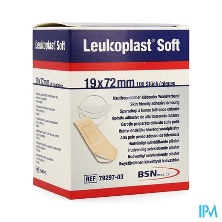 Leukoplast Soft 19x72mm 100