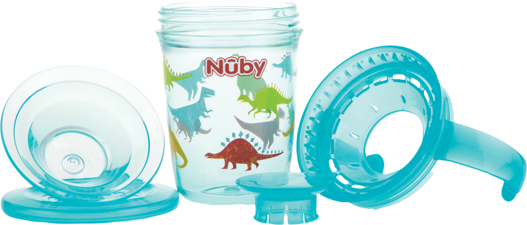 Nuby 360° Wonder Cup Uit Tritan Aqua 240ml 6m+ 10