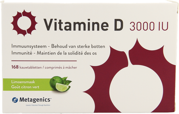 Vitamine D 3000iu Metagenics Tabl 168 1