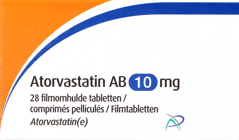 Atorvastatin Ab 10mg Comp Pell 28 Pvc/pe/pvdc/alu 1