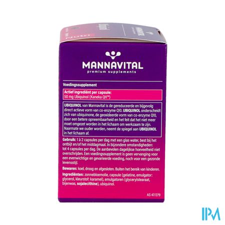 Mannavital Ubiquinol Caps 60 3