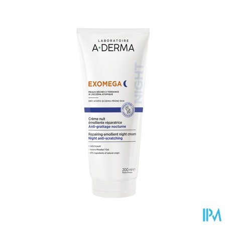 Aderma Exomega Control Herst. Emol. Nacht Cr 200ml
