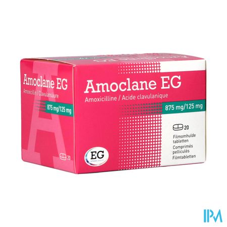 Amoclane EG 875Mg/125Mg Comp Pell 20