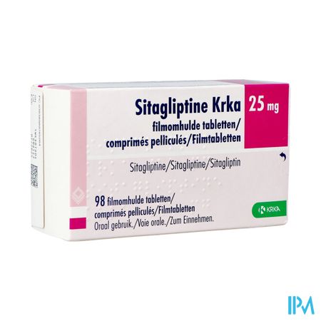 Sitagliptin Krka 25mg Filmomh Tabl 98