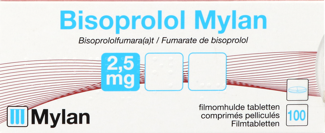 Bisoprolol Viatris 2,5mg Comp Pell 100 1