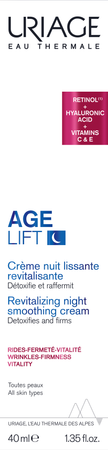 Uriage Age Creme Nuit Lissante Revitalisante 40ml 2