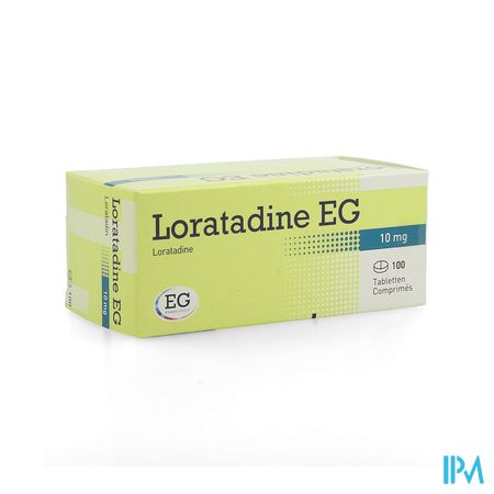 Loratadine EG 10 Mg Tabl 100 X 10 Mg