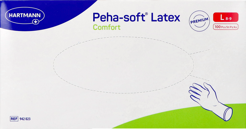 Peha Soft Gants Latex Comfort l 100 942023 5