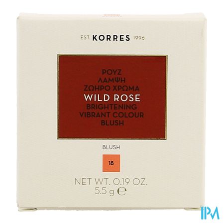 Korres Km Wild Rose Blush 18 Peach 5,5g 1