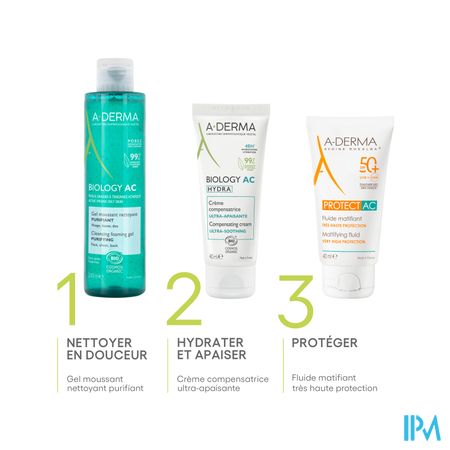 Aderma Biology Ac Hydra Compenserende Creme 40ml 19