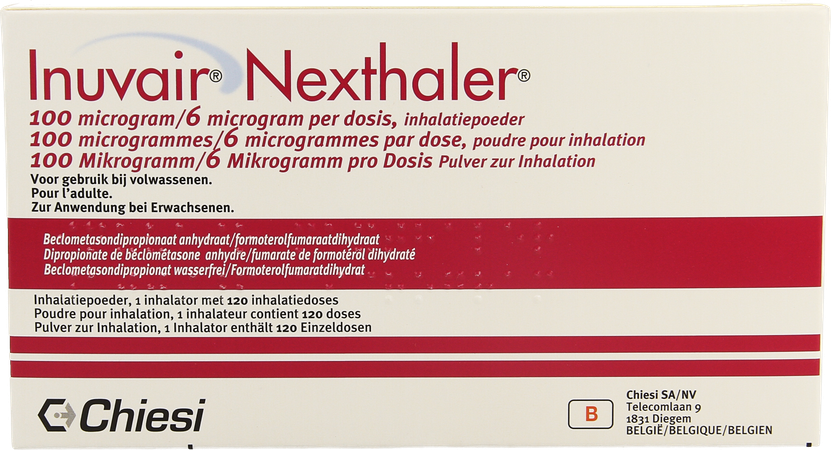 Inuvair 100/6mcg Nexthaler Doses 1x120 4