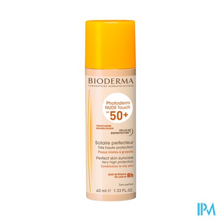Bioderma Photoderm Nude Touch Spf50+ Goud 40ml 3