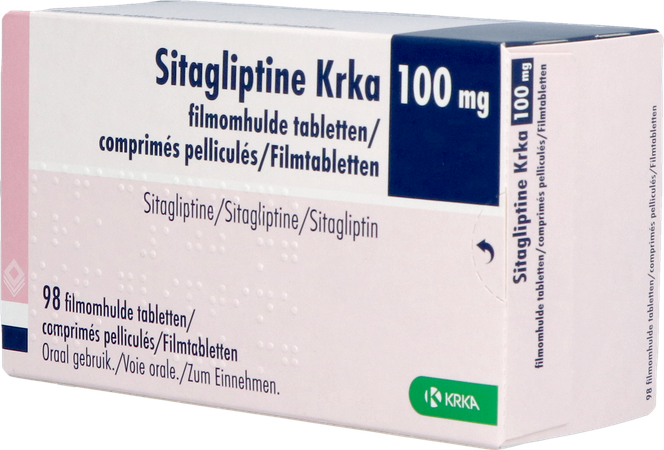 Sitagliptin Krka 100mg Comp Pell 98 1
