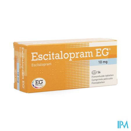 Escitalopram EG 10 Mg Comp Pell 56 X 10 Mg