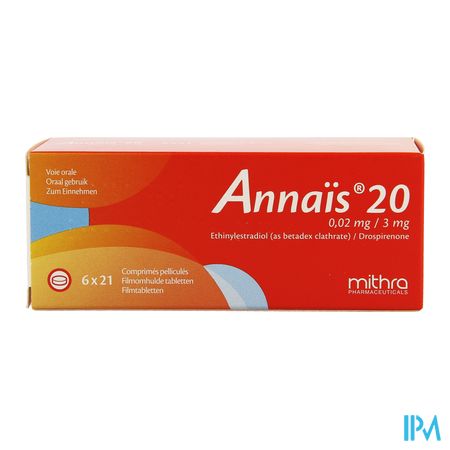 Annais 20 0,02mg/3mg Filmomh Tabl 6 X 21 1