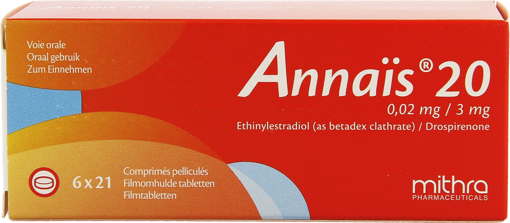 Annais 20 0,02mg/3mg Comp Pell 6 X 21 1
