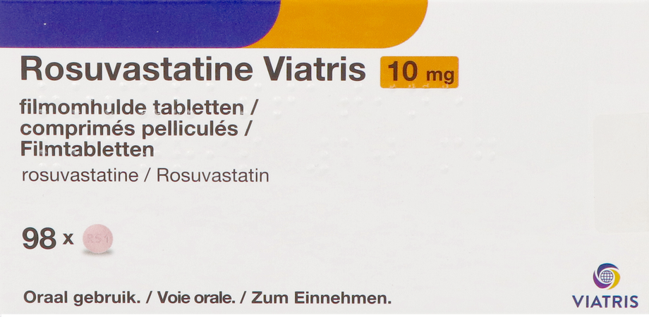 Rosuvastatine Viatris 10mg Filmomh Tabl 98 2